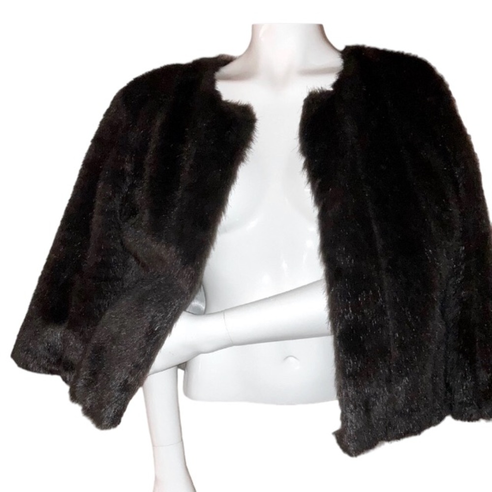 WD•NY Faux Fur Coat - Picture 1 of 16
